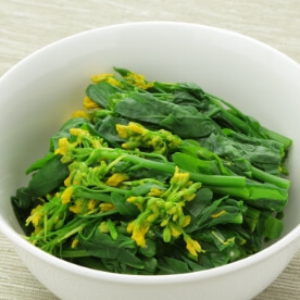 菜の花の辛子和え